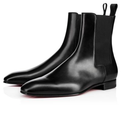 Botas Roadie Christian Louboutin Hombre - Negros - 1150564BK01